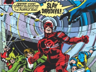 Daredevil #154 cover; pencils, Gene Colan; inks, Steve Leialoha