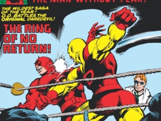 Daredevil #156 cover; pencils, Gene Colan; inks, Joe Rubinstein