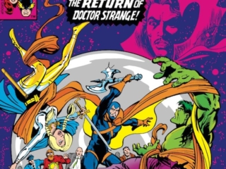 Defenders #58 cover; pencils, Ed Hannigan; inks, Klaus Janson; Devil-Slayer