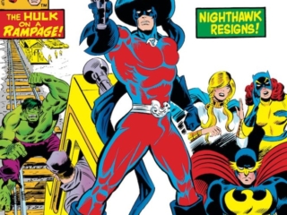 Defenders #74 cover; pencils, Herb Trimpe; inks, Al Milgrom