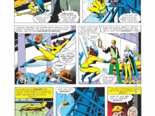 Defenders #88, pg. 2; layouts, Don Perlin; pencils and inks, Pablo Marcos; Hellcat, Patsy Walker, Valkyrie, Kyle Richmond