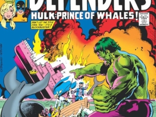 Defenders #88 cover; pencils, Michael Netzer; inks, Armando Gil; Hulk, Prince of Whales