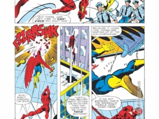 Defenders #90, pg. 16; layouts, Don Perlin; pencils and inks, Pablo Marcos; Daredevil, Nighthawk