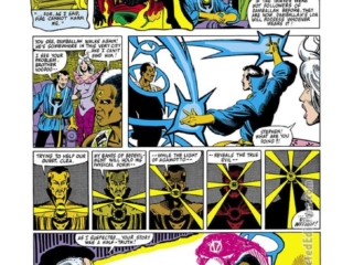 Doctor Strange #48, pg. 9; layouts, Marshall Rogers; pencils and inks, Terry Austin; Brother Voodoo, Clea