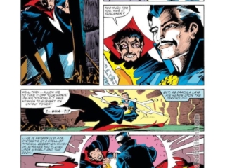 Doctor Strange #62, pg. 10; pencils and inks, Steve Leialoha; Count Dracula, Darkhold