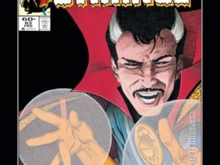 Doctor Strange #63 cover; pencils and inks, Carl Potts