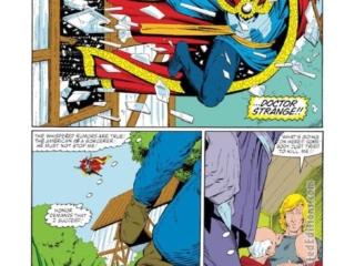 Doctor Strange #66, pg. 14; pencils, Paul Smith, inks, Terry Austin; Arnie Green, first appearance