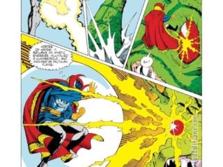 Doctor Strange #69, pg. 4; pencils and inks, Paul Smith, dragon