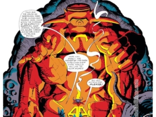 Doctor Strange #71, pg. 6; pencils and inks, Paul Smith; Dormammu, G&rsquo;uranthic Guardian, Into the Dark Dimension