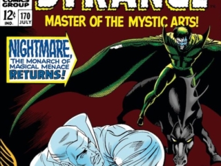 Doctor Strange #170 cover; pencils and inks, Dan Adkins; Nightmare