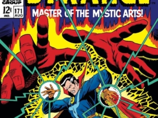 Doctor Strange #171 cover; pencils and inks, Dan Adkins