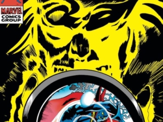 Doctor Strange #181 cover; pencils, Gene Colan; inks, Tom Palmer; backgrounds, Frank Brunner; new black costume