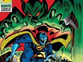 Doctor Strange #183 cover; pencils, Gene Colan; inks, Bill Everett; Beware the Undying Ones, new black costume