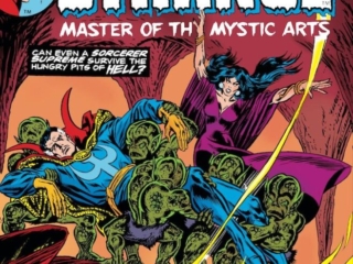 Doctor Strange #7 cover; pencils, Gil Kane; inks, John Romita Sr.