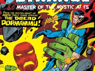 Doctor Strange #9 cover; pencils, Gil Kane; inks, Dan Adkins; Clea, The Dread Dormammu