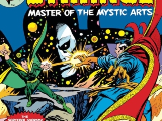 Doctor Strange #10 cover; pencils, Gil Kane; inks, Tom Palmer; Eternity, Dormammu