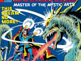 Doctor Strange #18 cover; pencils, Gene Colan; inks, Al Milgrom; This Dream No More, Clea