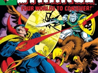 Doctor Strange #22 cover; pencils and inks, Frank Brunner