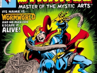 Doctor Strange #23 cover; pencils, Gene Colan; inks, Tom Palmer Doctor Strange #23 cover; pencils, Gene Colan; inks, Tom Palmer; Wormworld