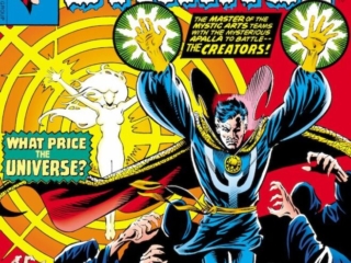 Doctor Strange #24 cover; pencils, Gene Colan; inks, Al Milgrom Doctor Strange #24 cover; pencils, Gene Colan; inks, Al Milgrom; Apalla, The Creators