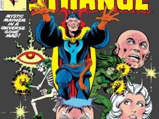 Doctor Strange #26 cover; pencils, Gene Colan; inks, Jim Starlin Doctor Strange #26 cover; pencils, Gene Colan; inks, Jim Starlin, The Return of the Ancient One, Clea