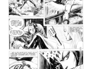 Dracula Lives #10, pg. 40; Lilith in &ldquo;The Blood Book,&rdquo; pencils, Bob Brown; inks, Crusty Bunkers