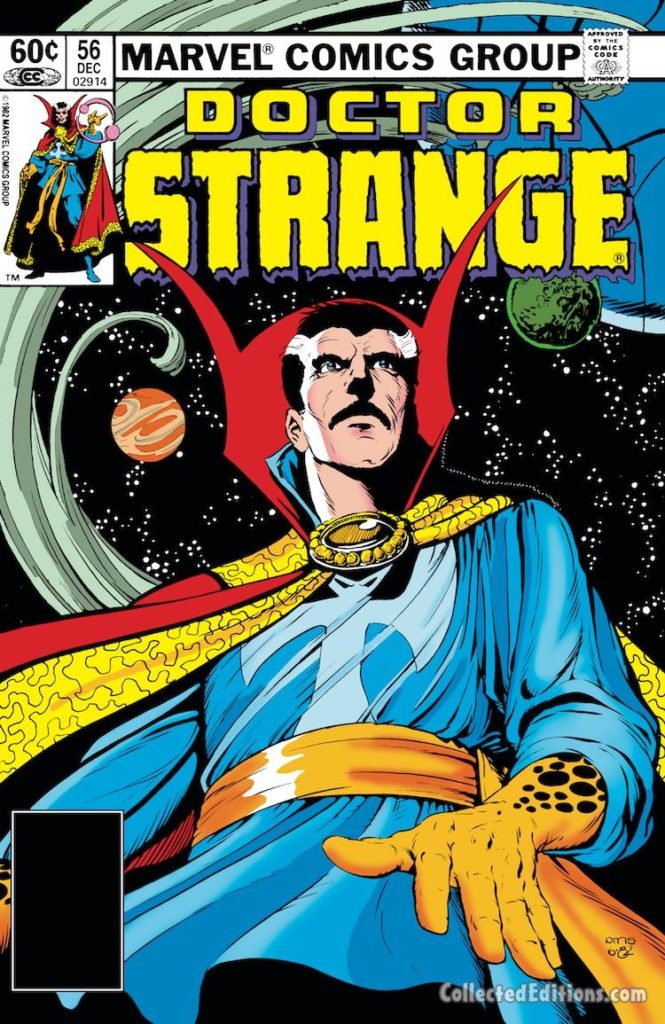 Doctor Strange #56 cover; pencils and inks, Paul Smith