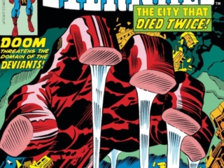 Eternals #10 cover; pencils, Jack Kirby, Celestials