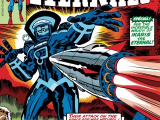 Eternals #11 cover; pencils, Jack Kirby, Celestials