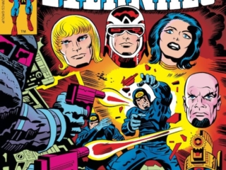 Eternals #13 cover; pencils, Jack Kirby