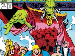 Eternals (1985) #2 cover; pencils and inks, Walter Simonson