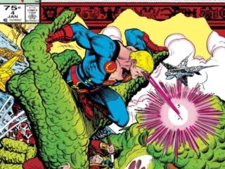 Eternals (1985) #4 cover; pencils and inks, Keith Pollard