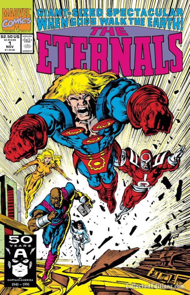 Eternals: The Herod Factor #1 cover; pencils and inks, Mark Texeira