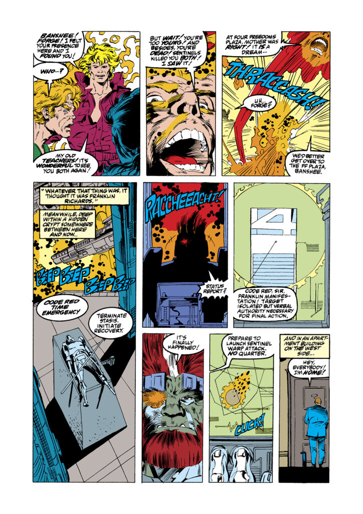 Fantastic Four Annual #23, pg. 18; pencils, Jackson &ldquo;Butch&rdquo; Guice; inks, Geof Isherwood