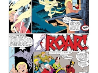 Fantastic Four vs. the X-Men 3, pg. 7; pencils, Jon Bogdanove; inks, Terry Austin; Kitty Pryde, Franklin Richards, Storm, Magneto