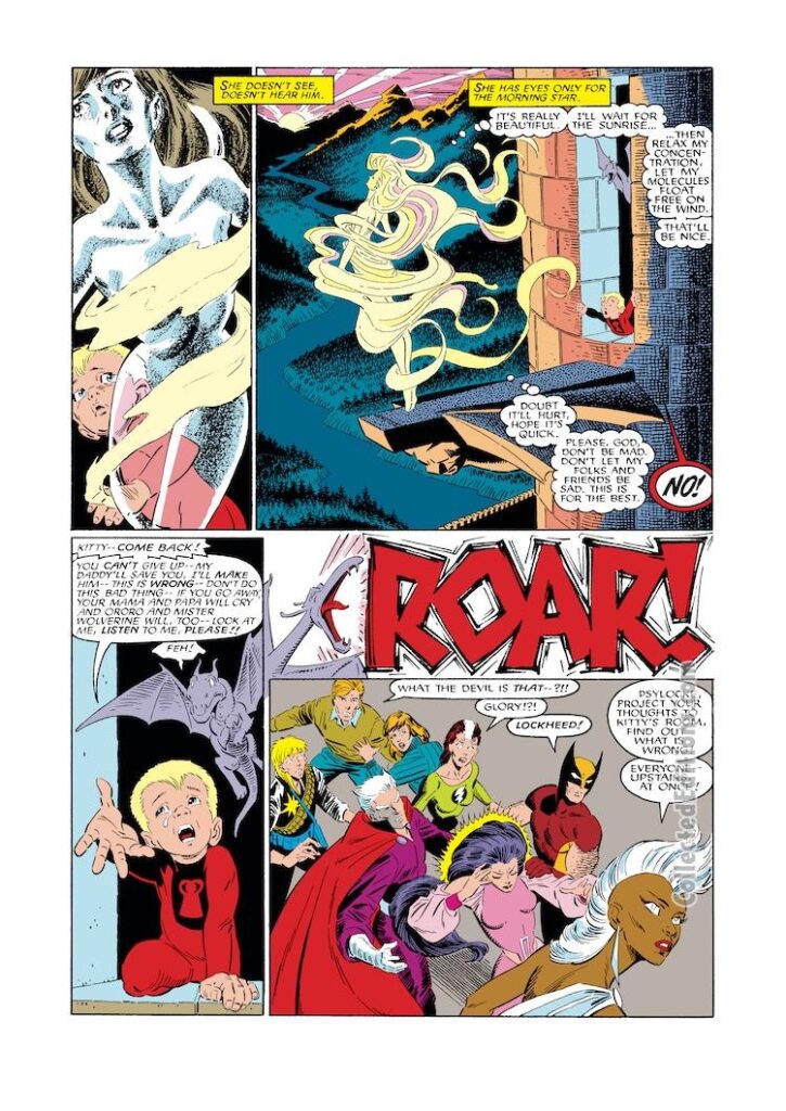 Fantastic Four vs. the X-Men 3, pg. 7; pencils, Jon Bogdanove; inks, Terry Austin; Kitty Pryde, Franklin Richards, Storm, Magneto