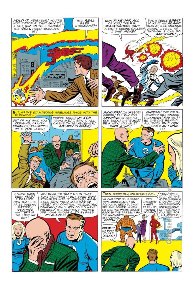 Fantastic Four #34, pg. 19; pencils, Jack Kirby; inks, Chic Stone; Marvel Omnibus, first appearance, Gregory Gideon