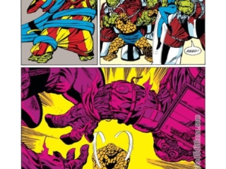 Fantastic Four #253, pg. 18; pencils and inks, John Byrne; Kestorians, Mister Fantastic, Thing