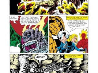 Fantastic Four #256, pg. 16; pencils and inks, John Byrne; Annihilus, Negative Zone