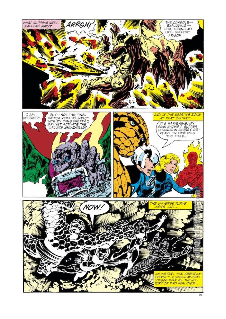 Fantastic Four #256, pg. 16; pencils and inks, John Byrne; Annihilus, Negative Zone