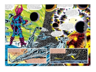 Fantastic Four #257, pgs. 2-3; pencils and inks, John Byrne; Galactus, double-page spread