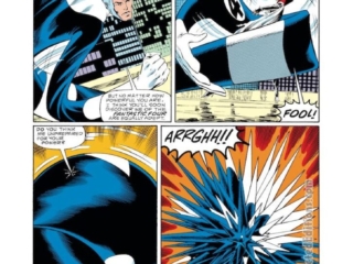 Fantastic Four #281, pg. 16; pencils, John Byrne; inks, Jerry Ordway; Mister Fantastic, Reed Richards, Malice, Sue Storm
