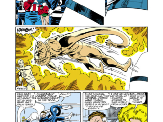 Fantastic Four #286, pg. 6; pencils, John Byrne; inks, Terry Austin; Avengers, Captain America, Hercules, Invisible Woman