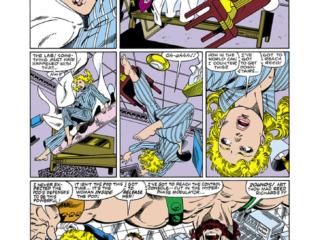 Fantastic Four #286, pg. 10; pencils, John Byrne; inks, Terry Austin; Sue Storm, Invisible Woman, Hercules, Captain America, Mister Fantastic, Reed Richards