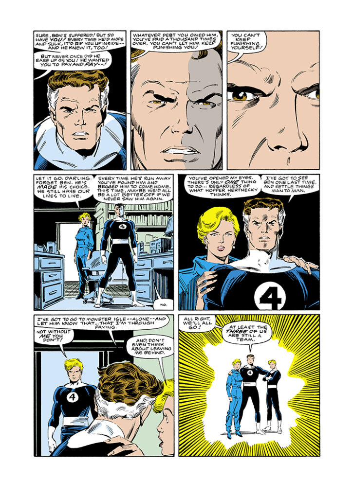 Fantastic Four #296, pg. 20; pencils, Barry Windsor-Smith; inks, Bob Wiacek; Mister Fantastic, Reed Richards