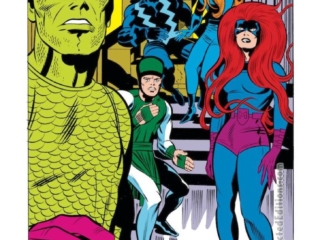 Fantastic Four #99, pg. 11; pencils, Jack Kirby; inks, Joe Sinnott; Inhumans, Medusa, Black Bolt, Triton, Karnak; Crystal, splash page