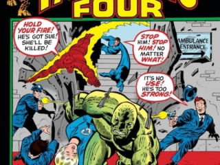 Fantastic Four #124 cover; pencils, John Buscema; inks, Joe Sinnott; The Return of the Monster, Sue Storm