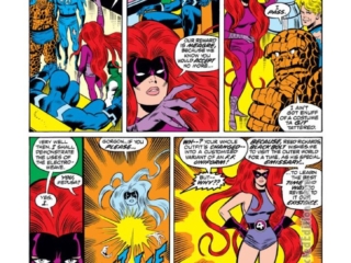 Fantastic Four #132, pg. 16; pencils, John Buscema; inks, Joe Sinnott; Medusa joins FF, Black Bolt, Inhumans,