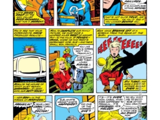 Fantastic Four #139, pg. 10; layouts, John Buscema; pencils and inks, Joe Sinnott; Franklin Richards, Carol, Susan Storm