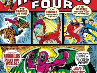 Fantastic Four #140 cover; pencils, Rich Buckler; inks, Frank Giacoia; Annihilus Rules Two Worlds